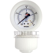 PVDF鐵氟龍隔膜壓力表